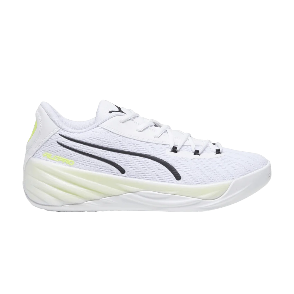 Кроссовки Puma All-Pro Nitro 'White Lime Squeeze'