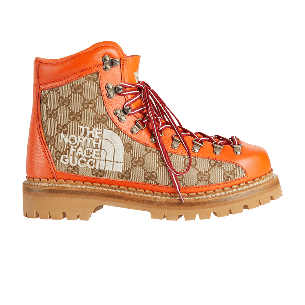 Кроссовки The North Face x Gucci Lace Up Boot 'Beige Orange Monogram'