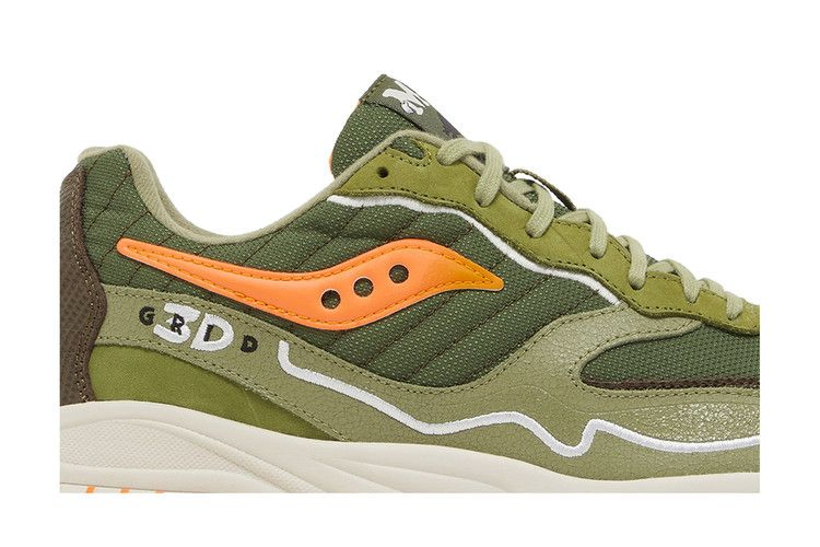 Кроссовки Maybe Tomorrow x Saucony 3D Grid Hurricane 'Tortoise'