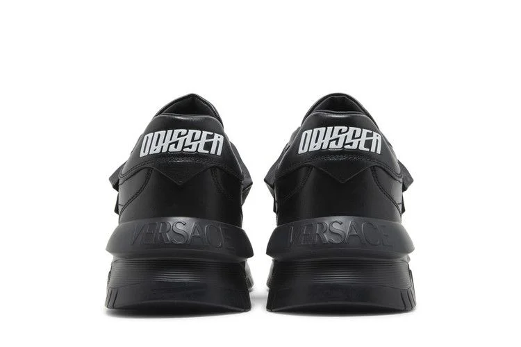 Кроссовки Versace Odissea Caged Rubber Medusa Sneaker 'Triple Black'
