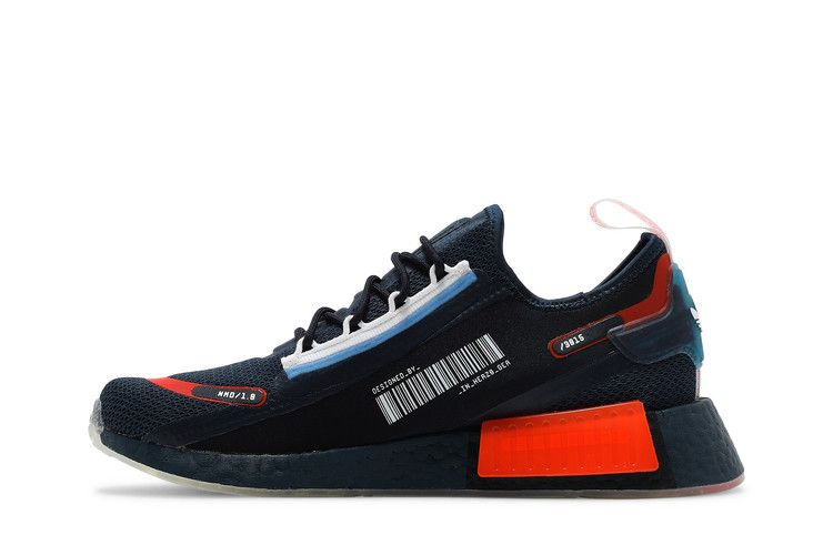 Кроссовки Adidas NMD_R1 Spectoo 'Crew Navy Solar Red'