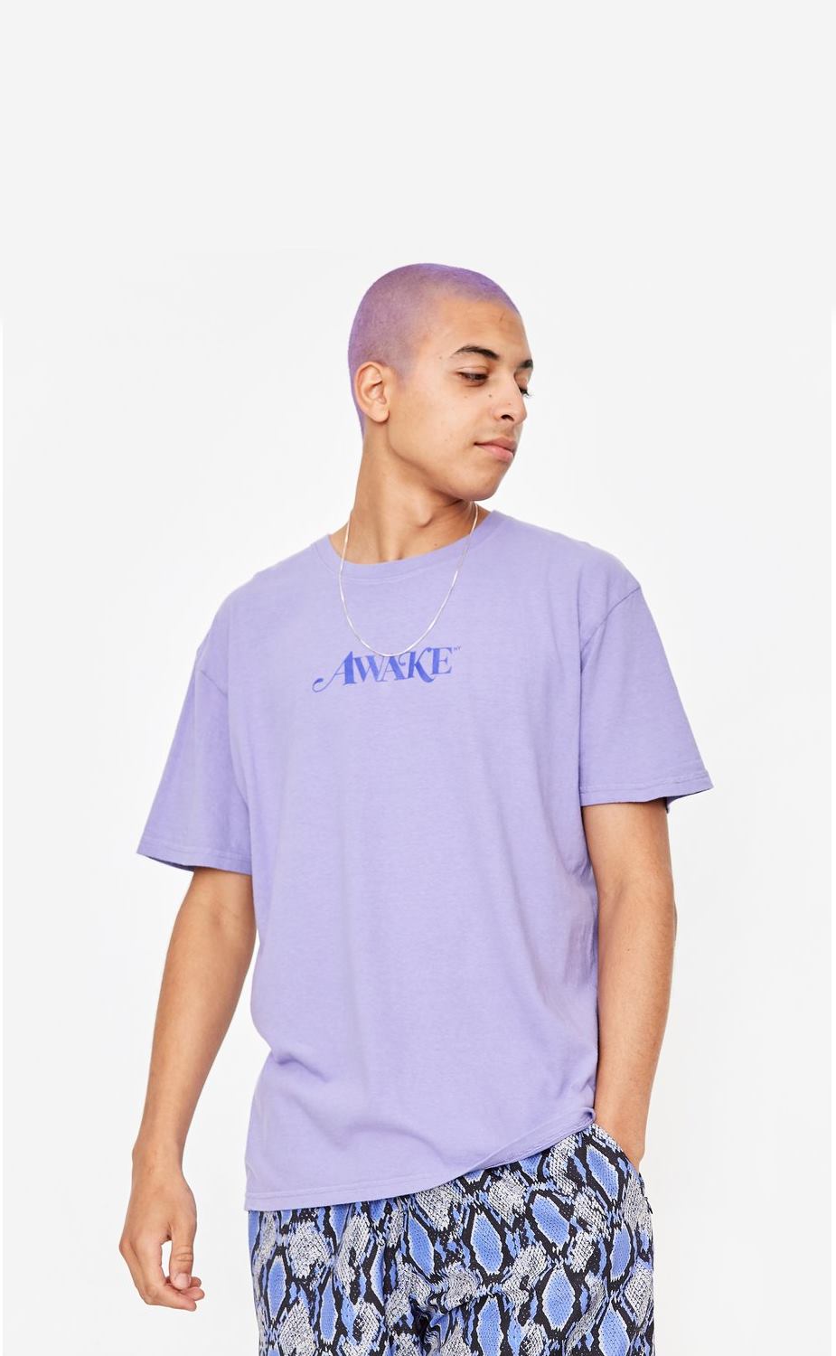 Футболка Awake Classic Logo Tee Purple