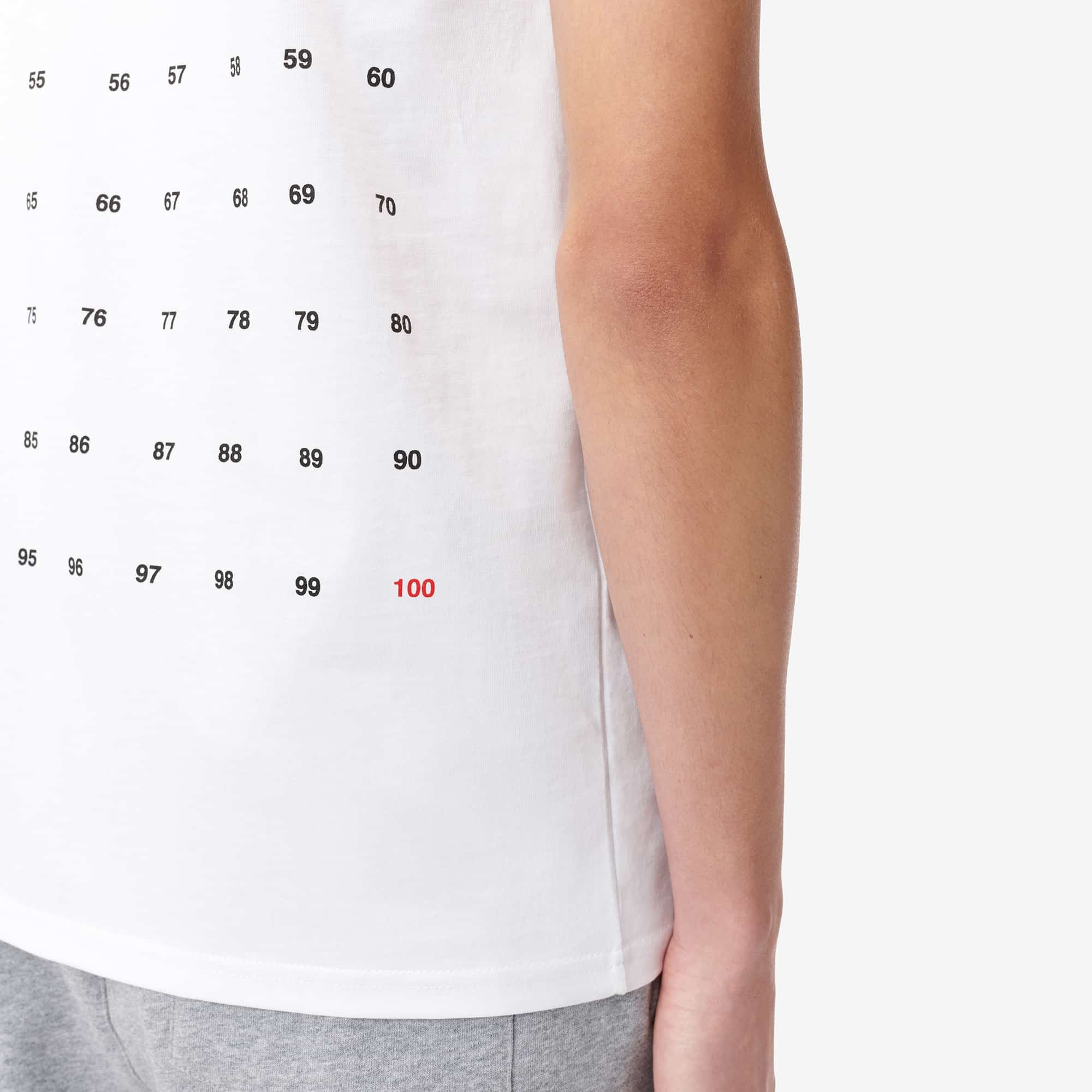 Футболка 100 Thieves Numbers T-shirt White