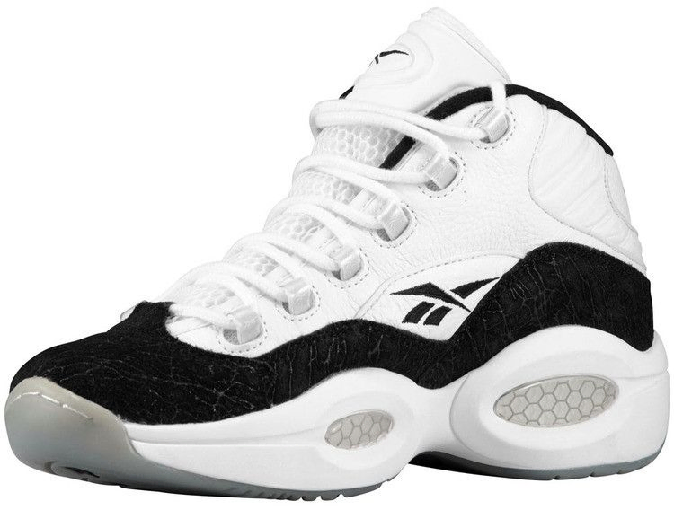Кроссовки Reebok Question Mid 'White Black'