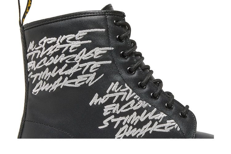 Futura Laboratories x Dr. Martens 1460 'Embroidered Black'