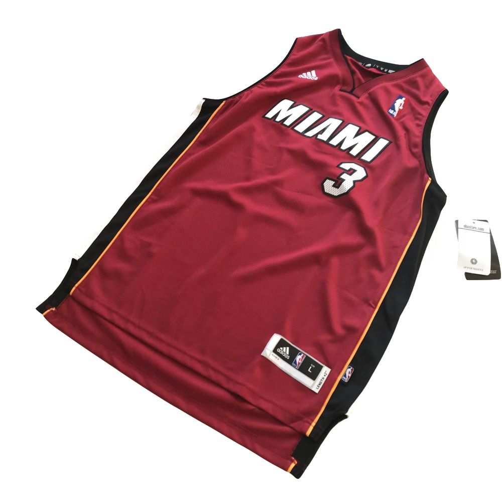 Баскетбольная майка Miami Heat Men Dwyane Wade #3 Red