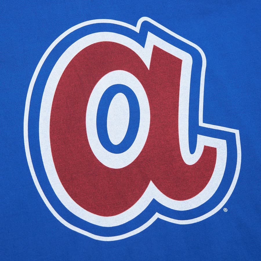 Футболка Mitchell & Ness Royal Atlanta Braves Oversized Vintage T-Shirt