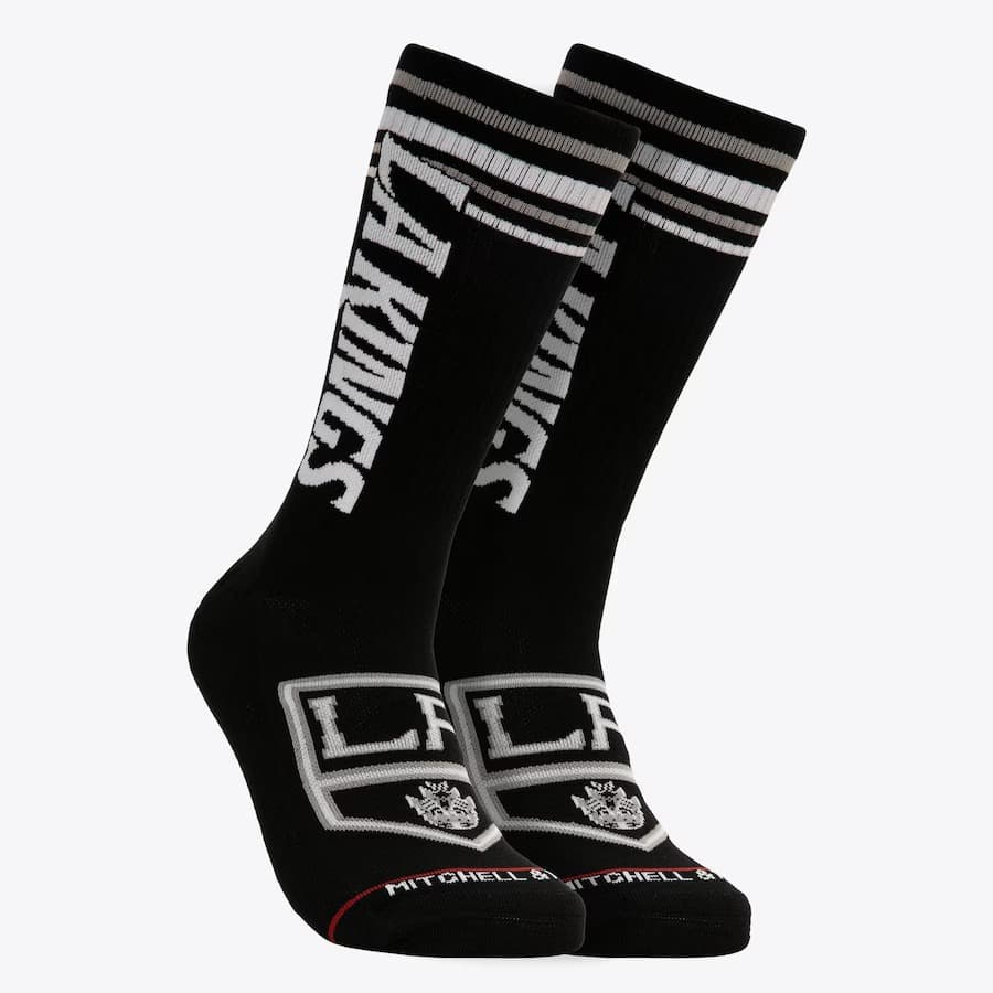 Спортивные носки Mitchell & Ness Los Angeles Kings Power Play Crew Socks