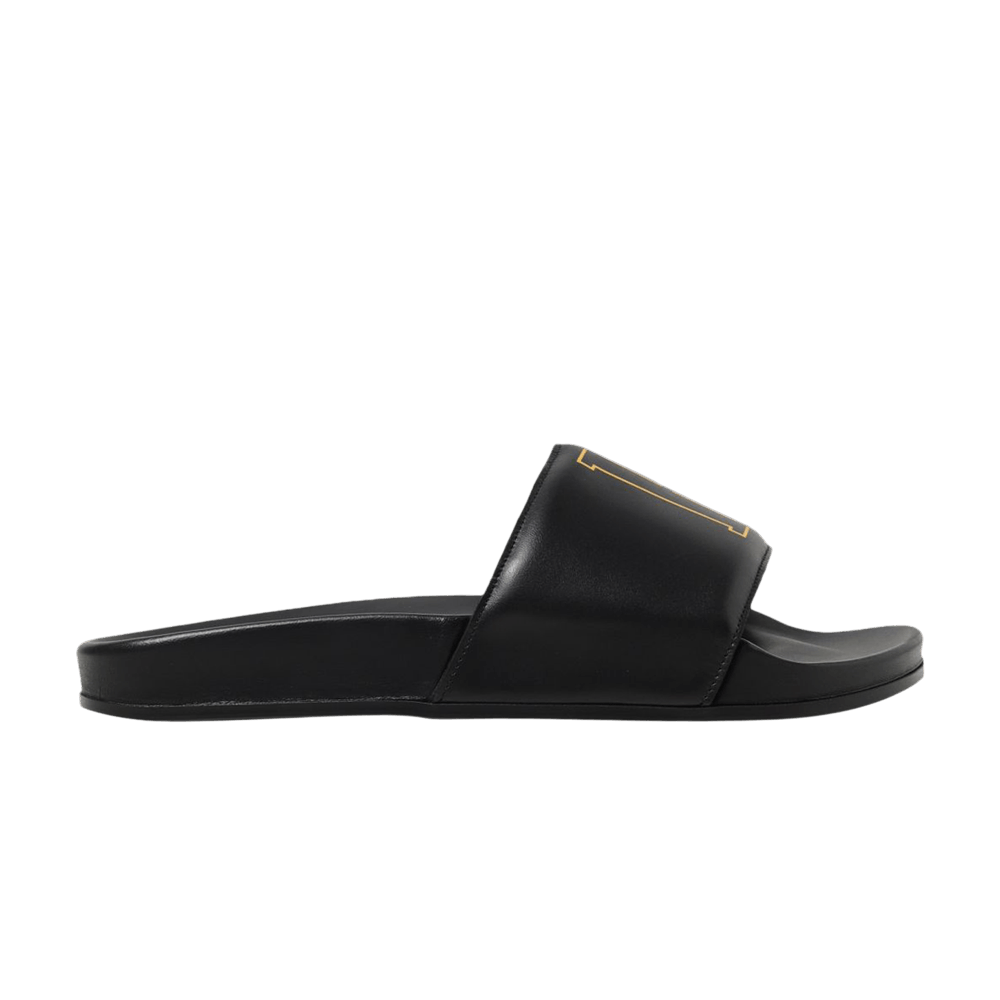 Кроссовки Rhude Slider 'Black Yellow'