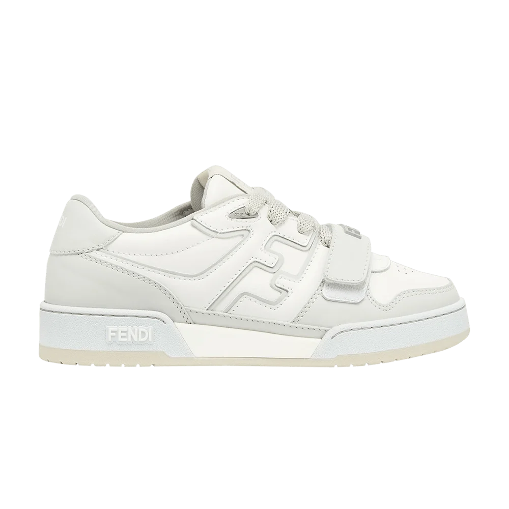 Krossovki-Fendi-Wmns-Match-White-Grey