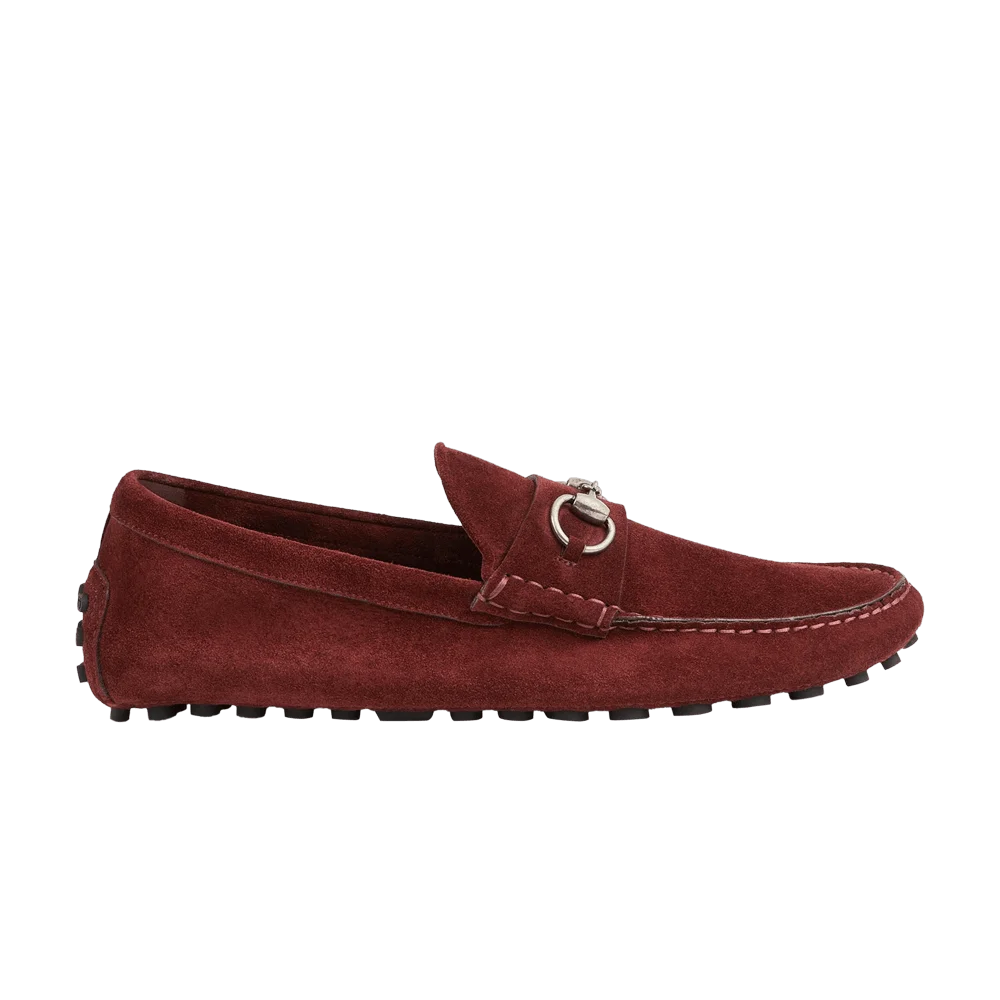 Krossovki-Gucci-Driver-Horsebit-Muse-Burgundy