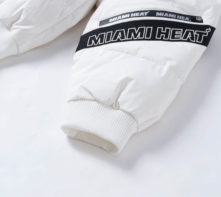 Пуховик 2020 Miami Heat White Down Jacket Womens
