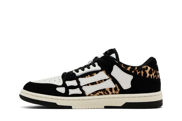 Кроссовки Amiri Skel Top Low 'Black White Leopard'