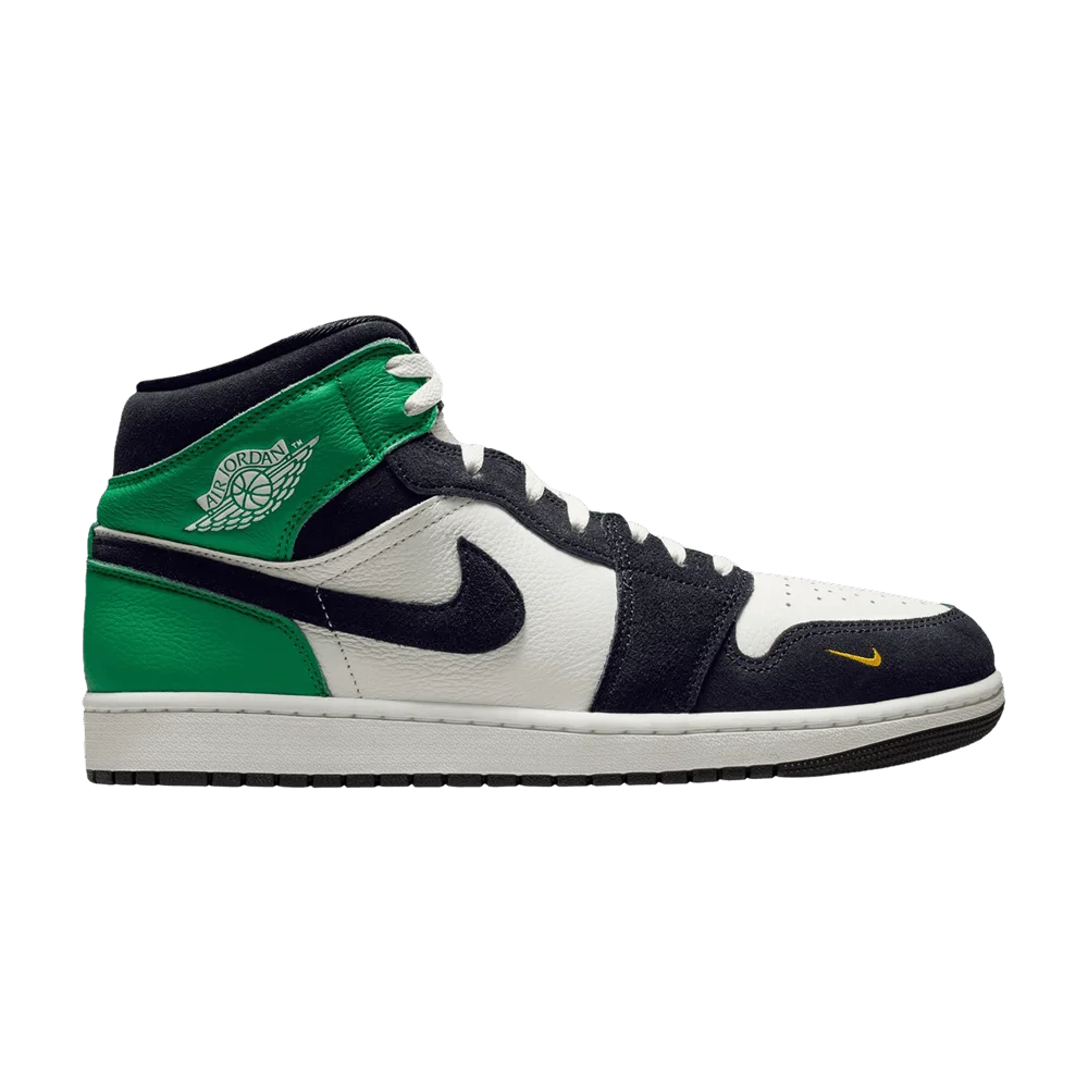 Krossovki-Air-Jordan-1-Mid-SE-Lucky-Green