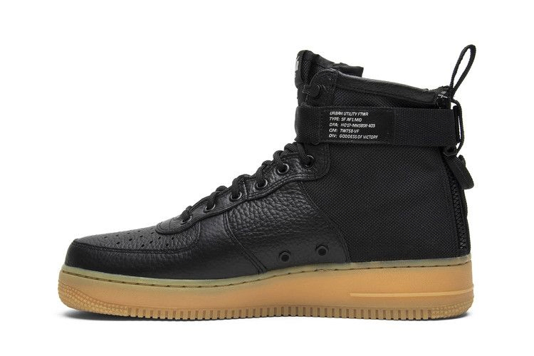 Кроссовки Nike SF Air Force 1 Mid 'Black Gum'