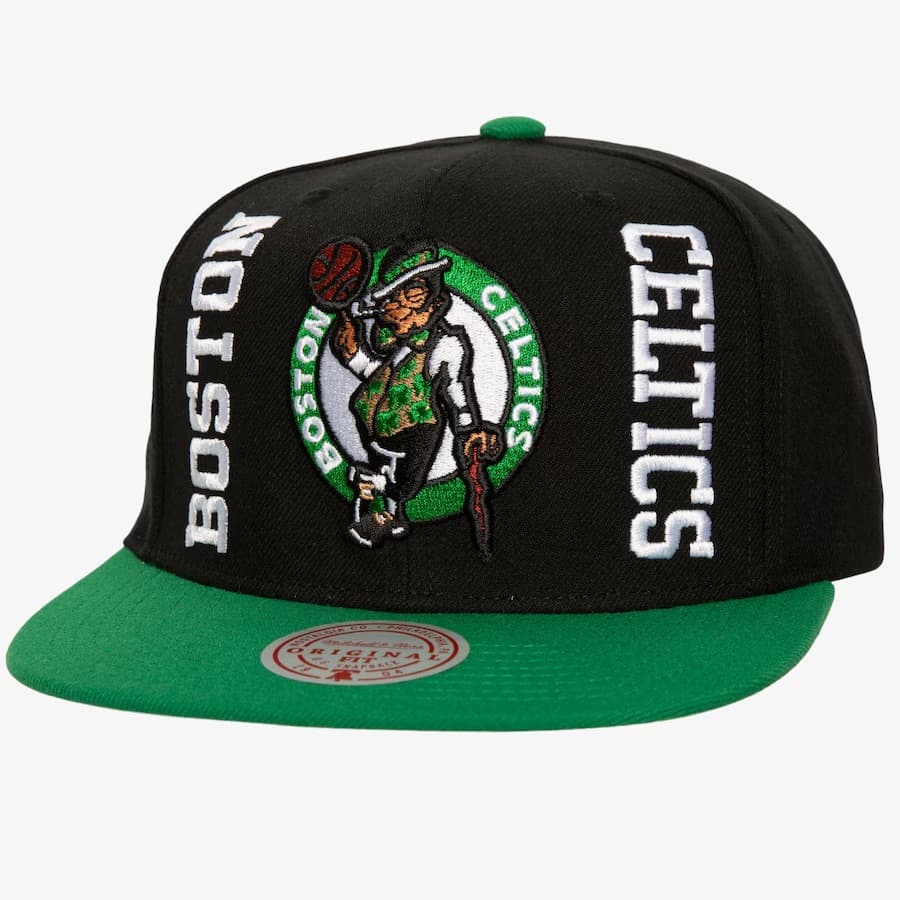 Mitchell-Ness-Black-Boston-Celtics-Banners-Up-Snapback-Hat