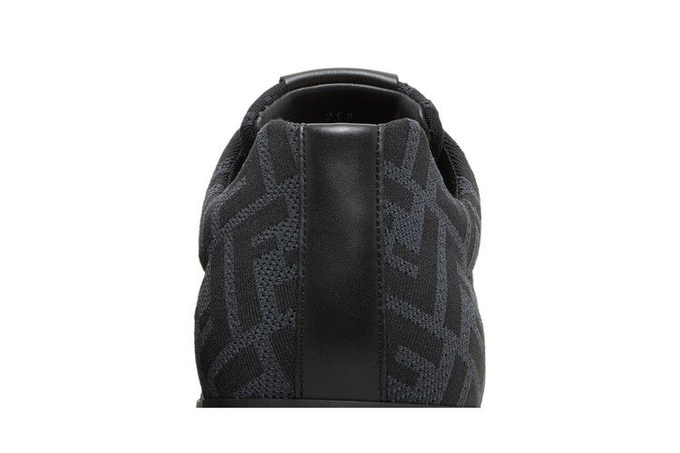 Кроссовки Fendi FF Motif Lace Up Low 'Black'