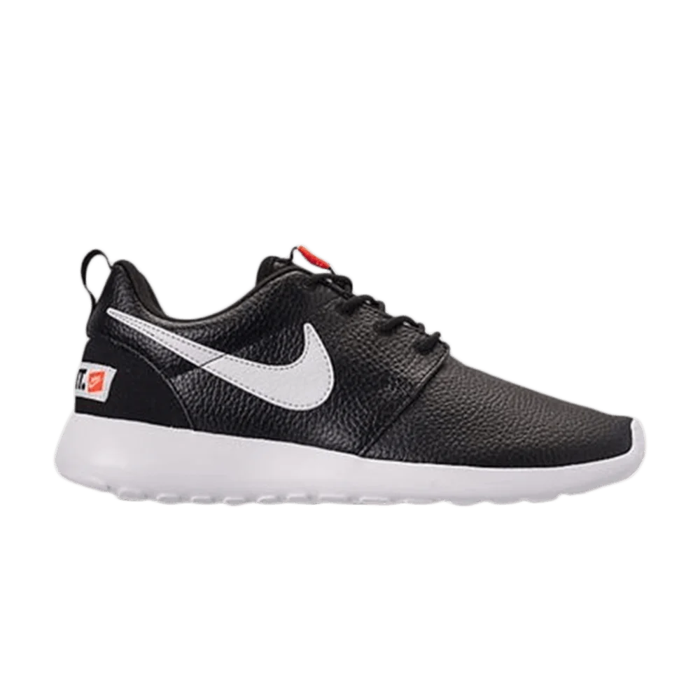 Krossovki-Nike-Wmns-Roshe-One-Premium-Black-Total-Orange