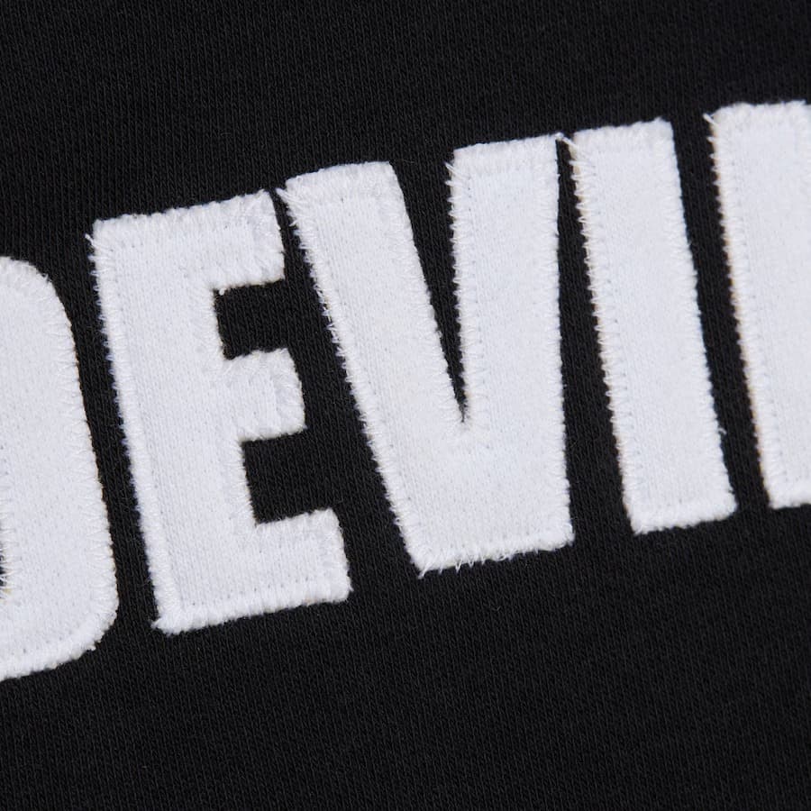 Худи Mitchell & Ness Black New Jersey Devils Head Coach Fleece Pullover Hoodie