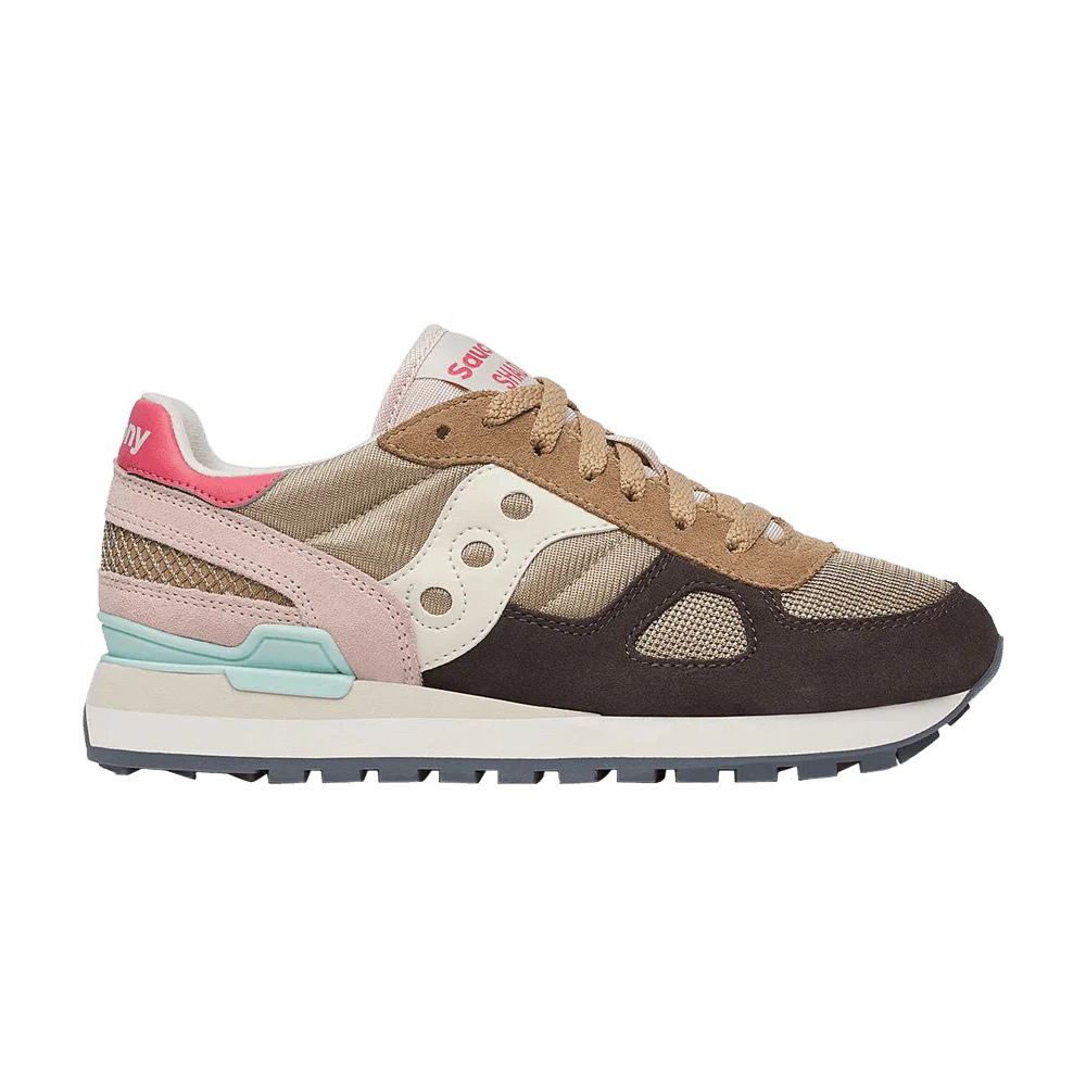 Krossovki-Saucony-Wmns-Shadow-Original-Brown-Cream-Pink