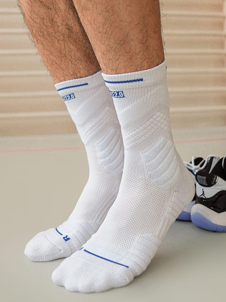 Спортивные носки Ehot Ace White-Blue Crew Socks