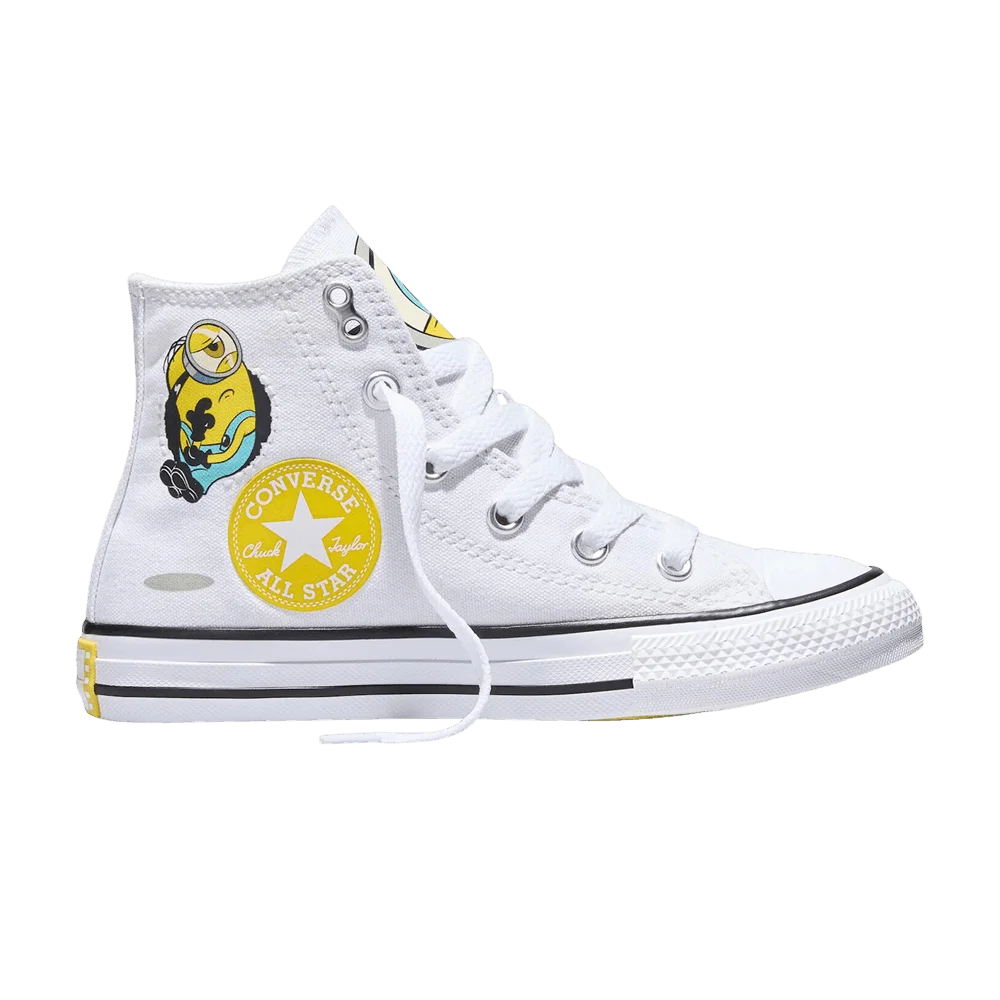 Krossovki-Minions-x-Converse-Chuck-Taylor-All-Star-Hi-PS-White