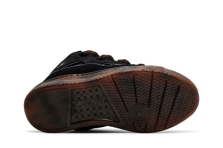 Кроссовки Lanvin Wmns Curb Sneaker 'Black Chocolate Brown'