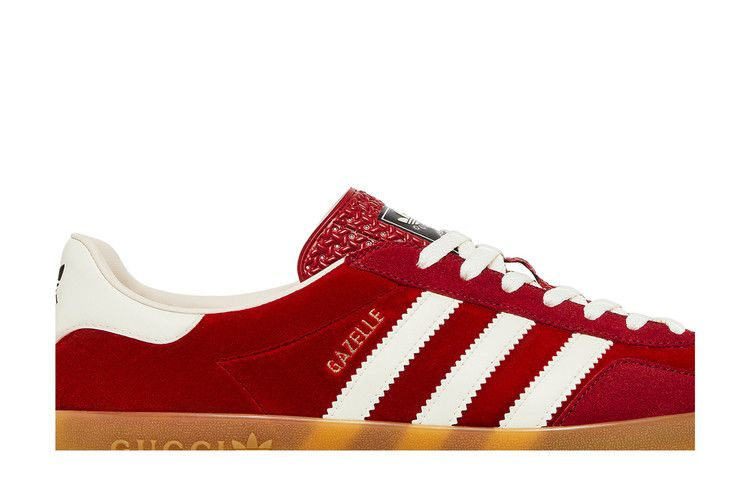 Кроссовки Adidas x Gucci Gazelle 'Red Velvet'