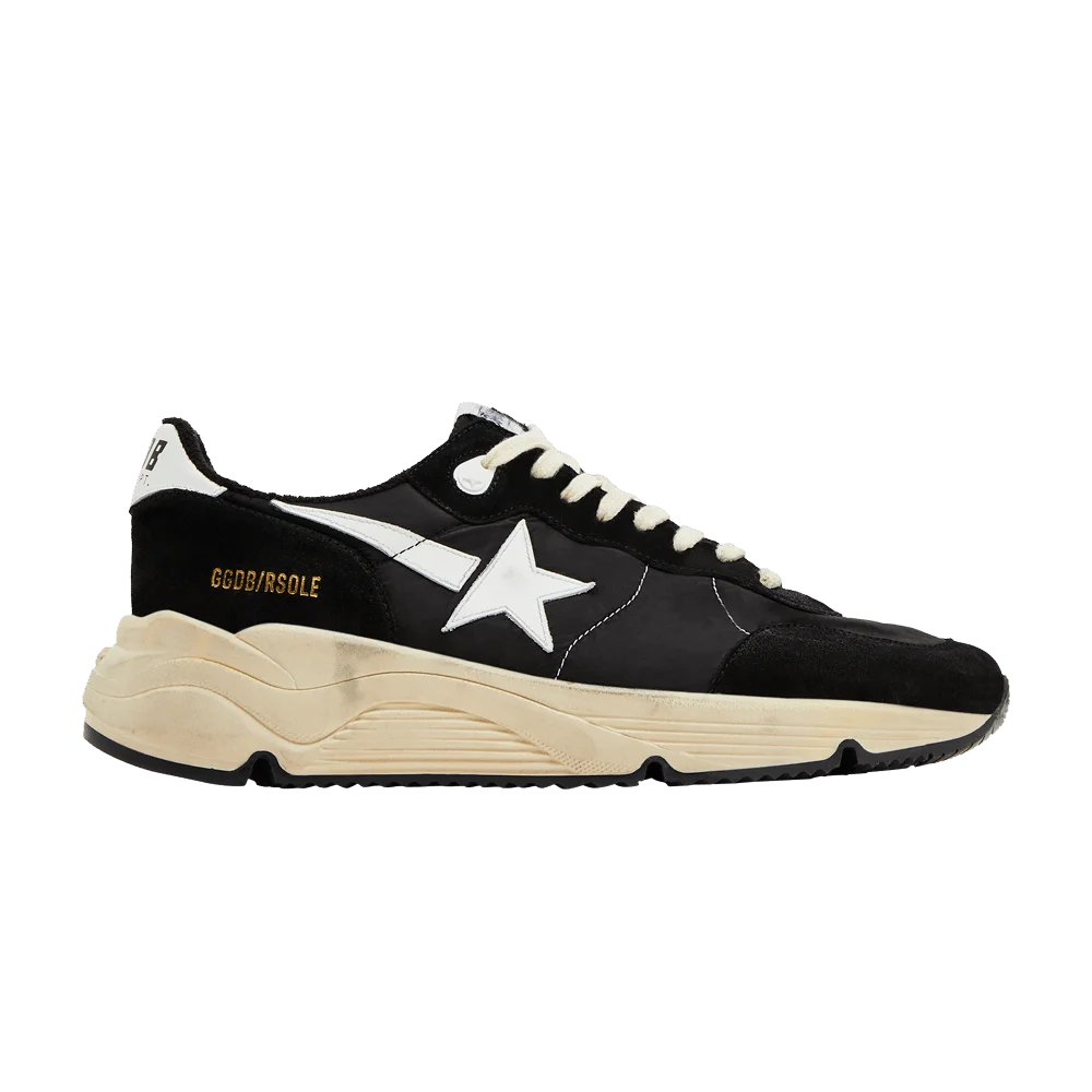 Кроссовки Golden Goose Running Sole 'Black White'