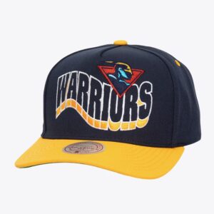 Mitchell-Ness-Navy-Golden-State-Warriors-Hardwood-Classics-Wavy-Pro-Crown-Snapback-Hat-300x300