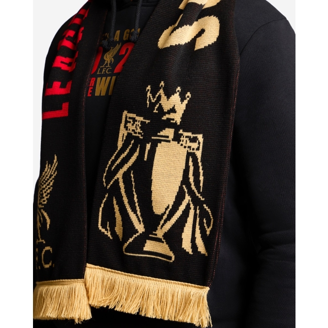 Шарф Liverpool FC EPL Champions 24/25 Scarf Black