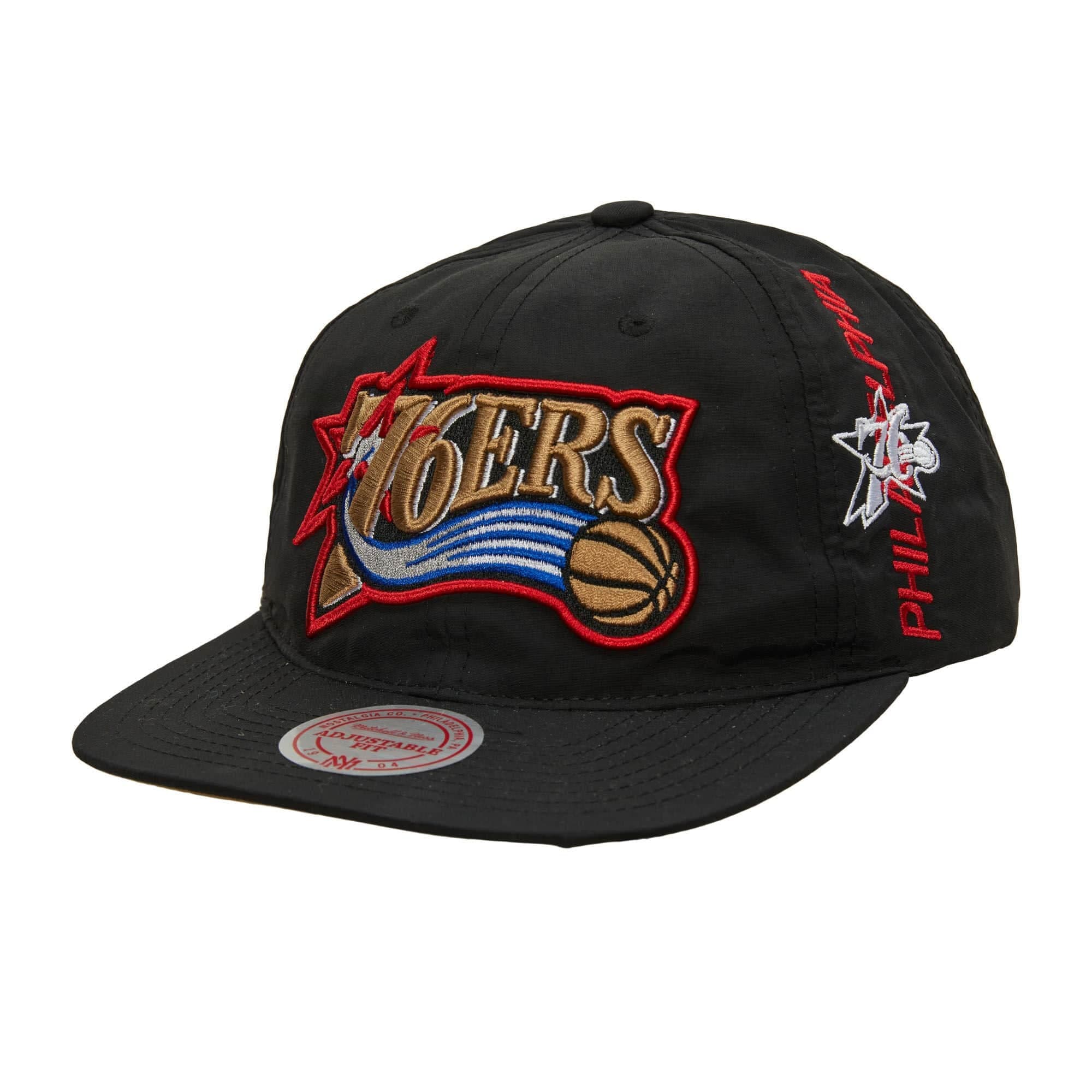 Бейсболка Mitchell & Ness Nylon Szn Deadstock Snapback HWC Philadelphia 76ers