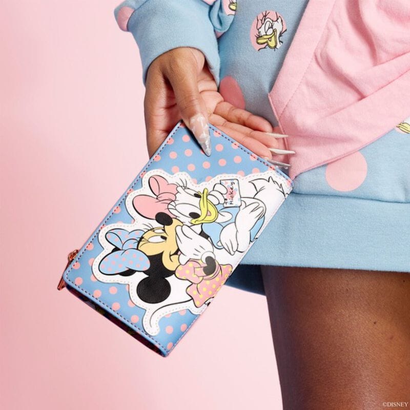 Minnie-and-Daisy-Pastel-Polka-Dot-Flap-Wallet-3