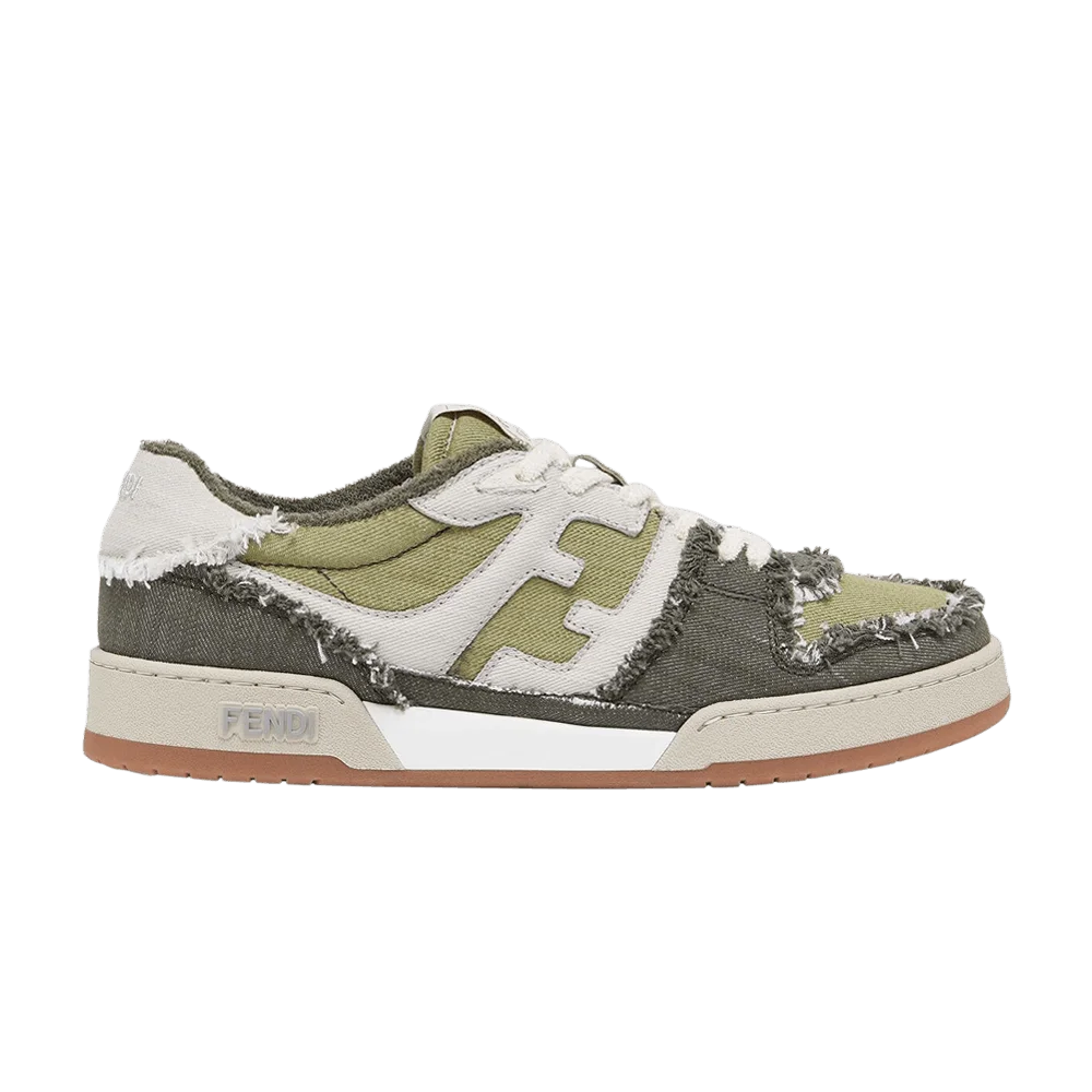 Krossovki-Fendi-Match-Green-Denim
