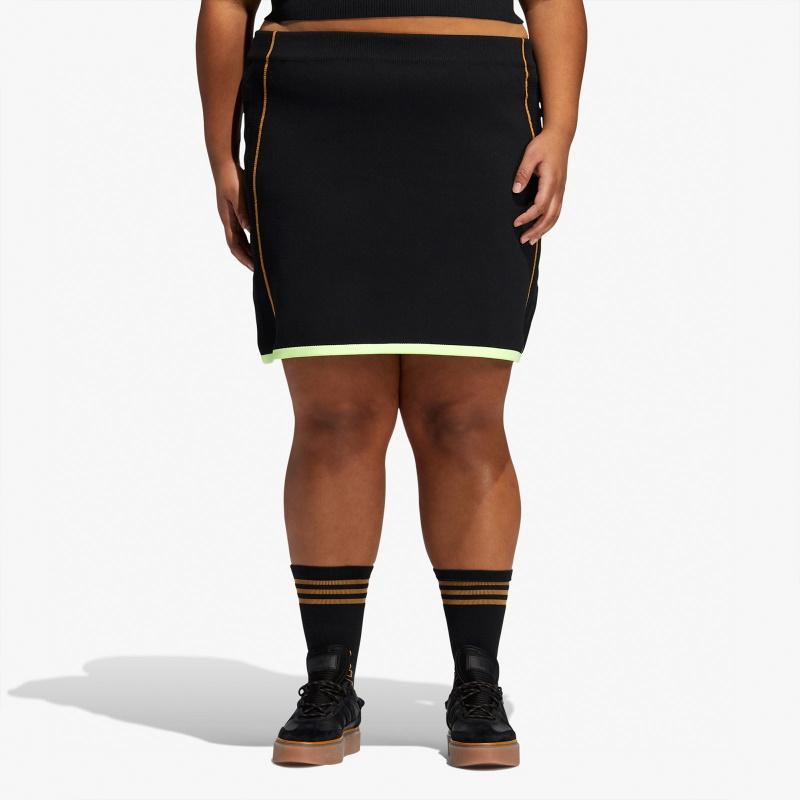 Юбка adidas Ivy Park Knit Skirt (Plus Size) Black