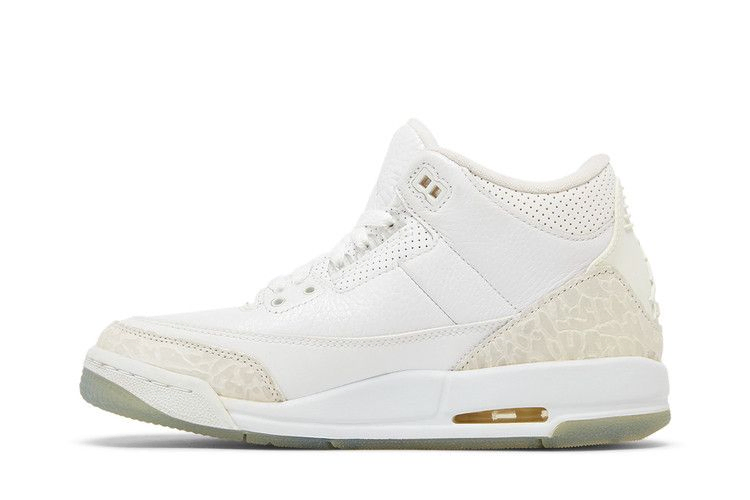 Кроссовки Air Jordan 3 Retro BG 'Triple White'