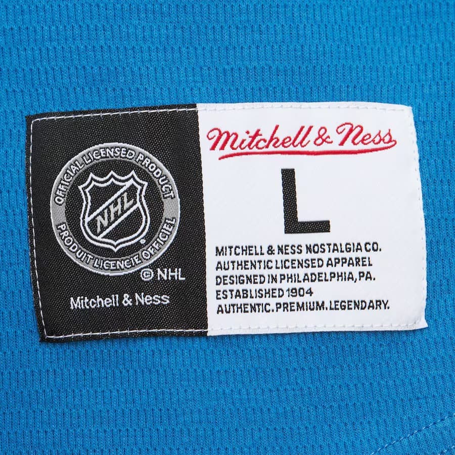 Лонгслив Mitchell & Ness Blue Colorado Avalanche Thermal Henley Top