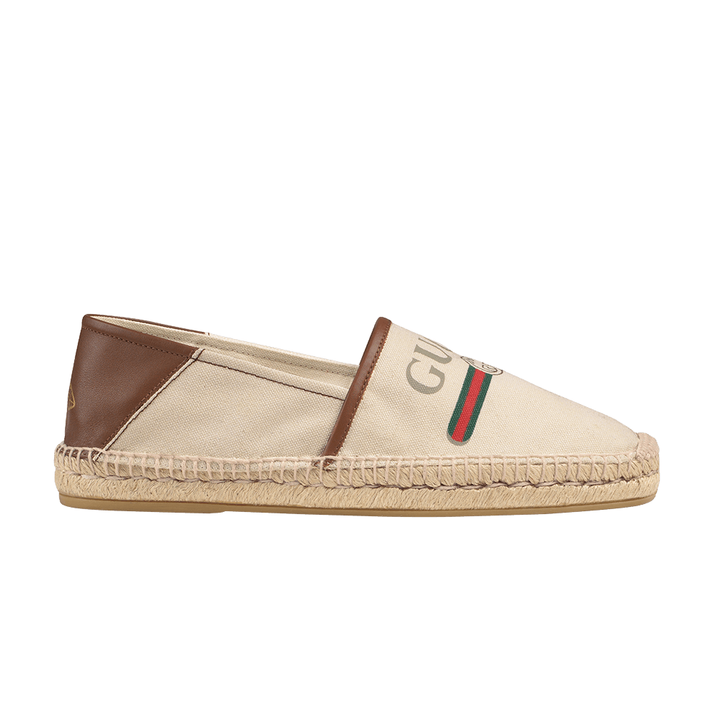 Кроссовки Gucci Logo Espadrille 'Brown'