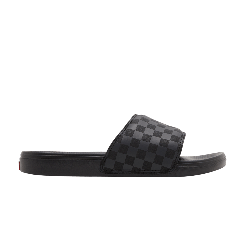 Vans La Costa Slide-On 'Triple Black Checkerboard'