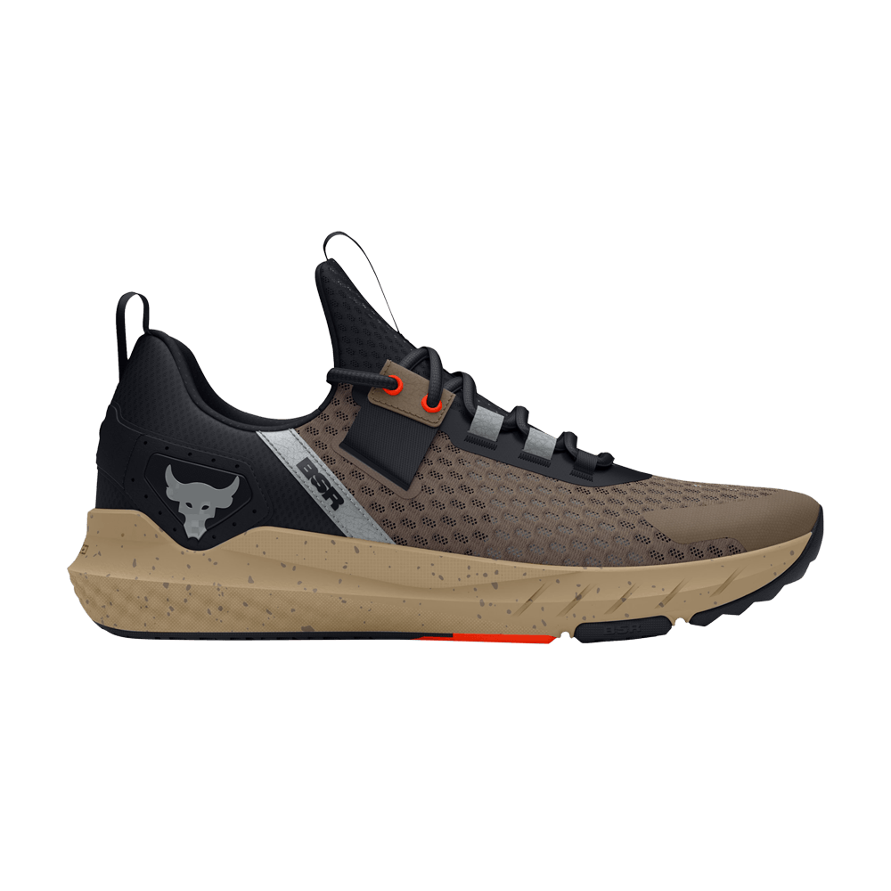 Кроссовки UFC x Under Armour Project Rock BSR 4 'Taupe Dusk Phoenix Fire'