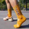 Ehot-Spalding-Text-Orange-Crew-Socks-100x100
