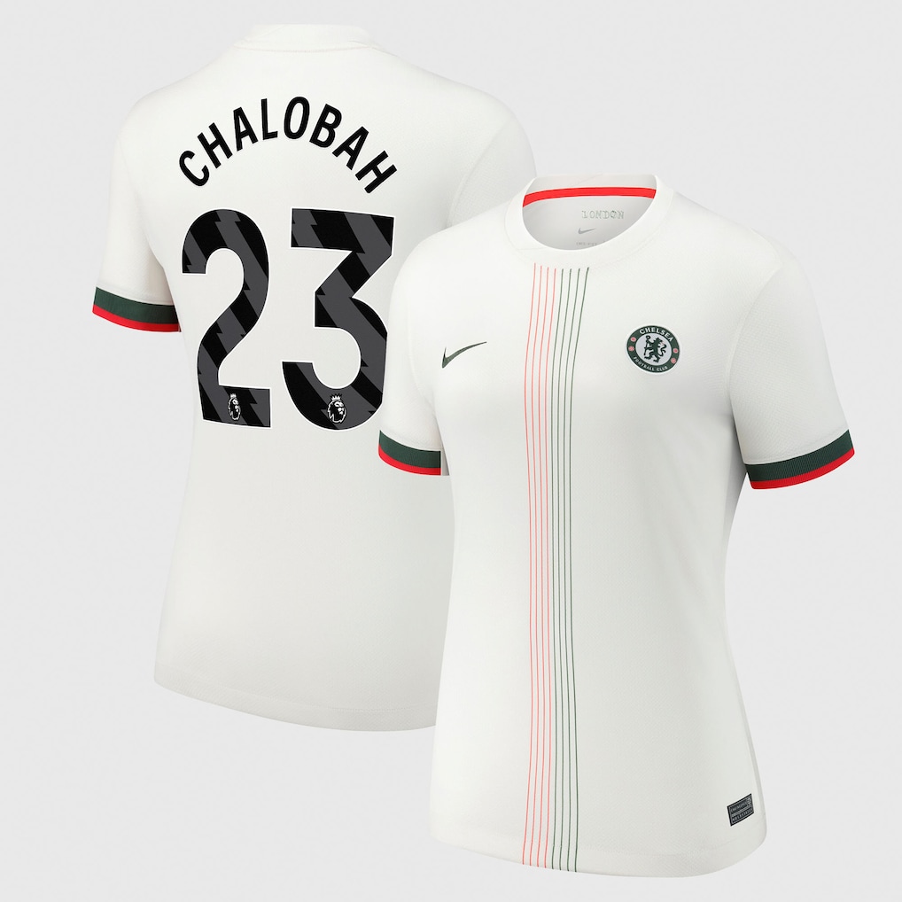 Женское футбольное джерси Chelsea Nike Away Stadium Shirt 2025-26 - Chalobah 23