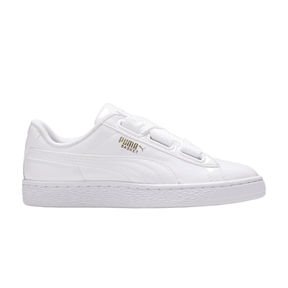 Krossovki-Puma-Wmns-Basket-Heart-Patent-White