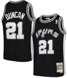 1998-99-San-Antonio-Spurs-Tim-Duncan-21-Youth-Hardwood-Classics-Throwback-NBA-Swingman-Black-Jersey-258x300