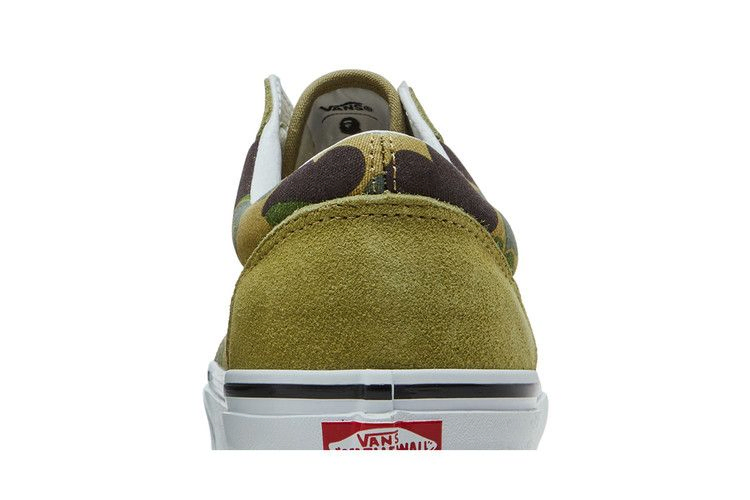 Кроссовки Vans BAPE x Old Skool 36 DX 'Green Camo'