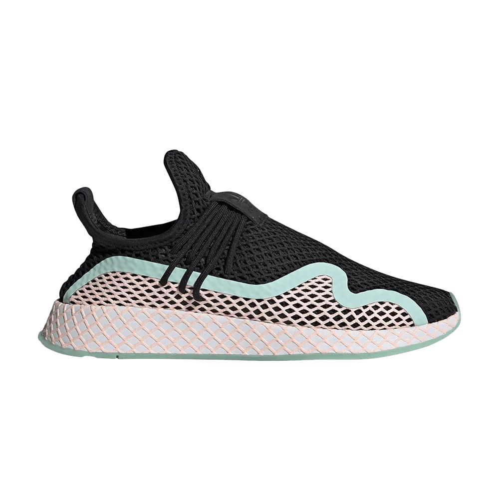Krossovki-Adidas-Deerupt-S-Black-Mint-Orange
