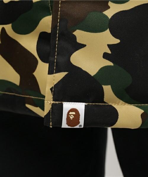 Куртка BAPE 1st Camo Long Length MA 1 Jacket Yellow