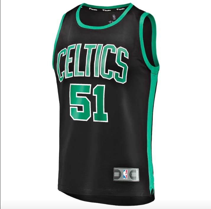 Баскетбольная джерси Boston Celtics #51 Tremont Waters Fast Break Player Statement Black Jersey