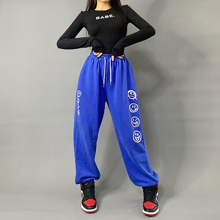 Спортивные брюки 2020 Hip-hop Style Sweatpants Blue
