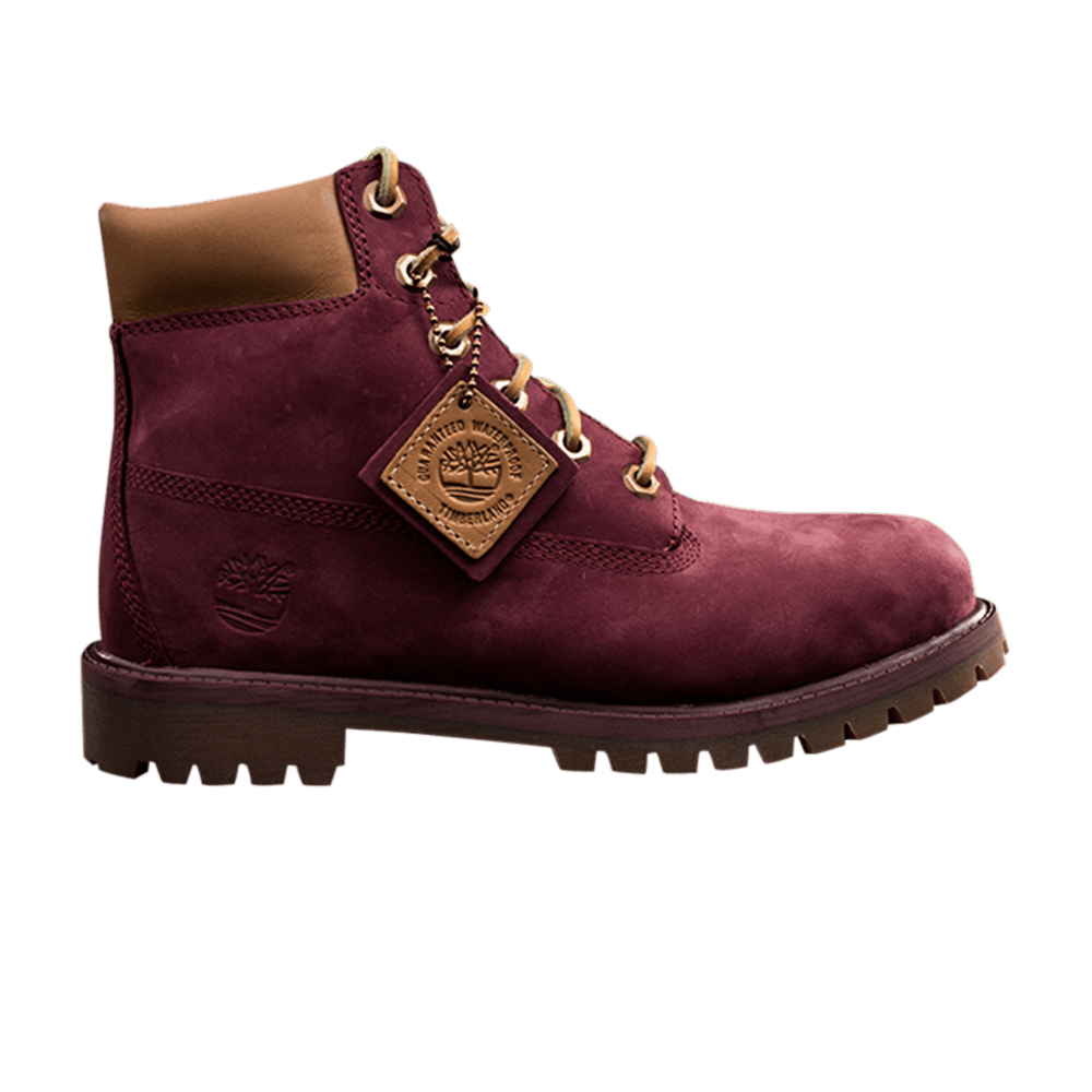 Кроссовки Timberland 6 Inch Premium Waterproof Boot Kids 'Chocolate Truffle'
